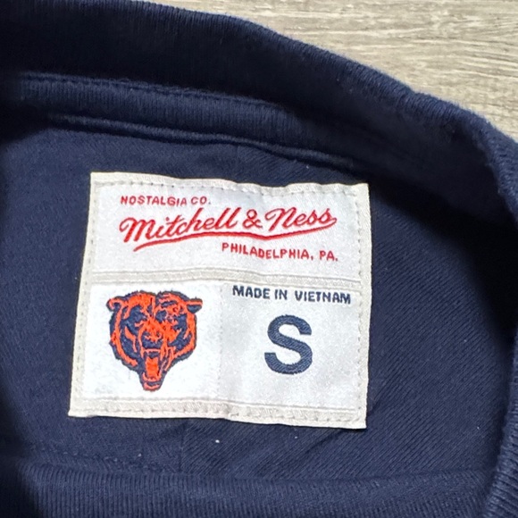 Mitchell & Ness Chicago Bears Throwback NFL Shirt Walter Payton #34 Vintage S - Picture 4 of 7